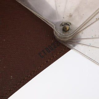 Louis Vuitton Porte Cartes Pression Card Case Monogram Canvas