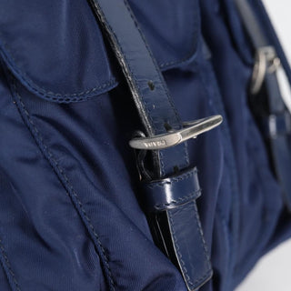 Prada Double Front Pocket Backpack Tessuto