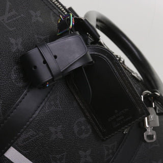 Louis Vuitton Keepall Bandouliere Bag Flash Fragment Monogram Eclipse Canvas