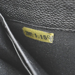 Chanel CC Logo Zipper Long Bifold Leather