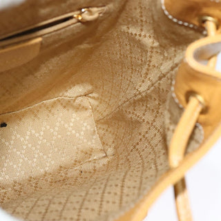 Gucci Vintage Bamboo Backpack Leather