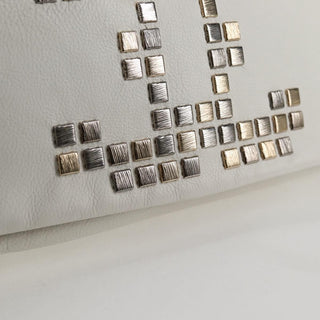 Chanel Mosaic CC Accordion Flap Bag Studded Leather