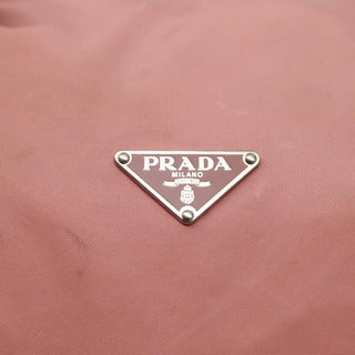 Prada Side Pocket Bauletto Bag Nylon with Leather