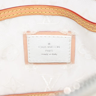 Louis Vuitton Transparence Lockit Handbag Mesh and Leather