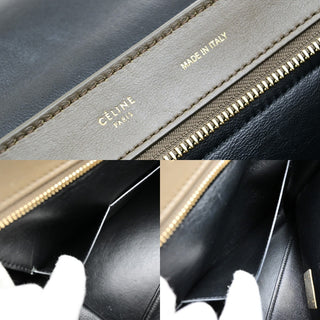 Celine Tricolor Trapeze Bag Leather