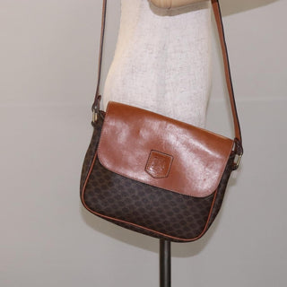 Celine Macadam Shoulder Bag PVC Leather