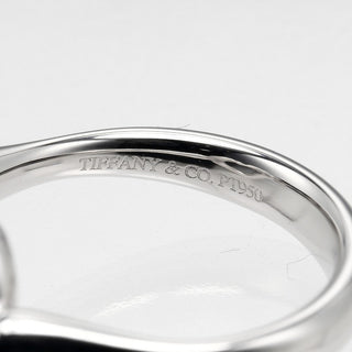Tiffany & Co. Elsa Peretti Open Heart Ring Platinum with Diamonds