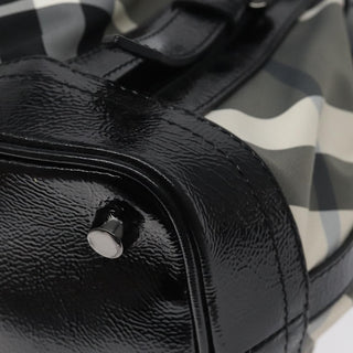 Burberry Lowry Convertible Tote Beat Check Nylon