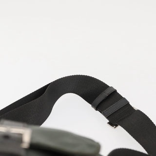 Prada Double Buckle Flap Messenger Bag Tessuto