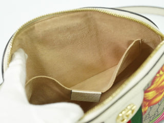 Gucci Ophidia Dome Shoulder Bag Flora GG Coated Canvas