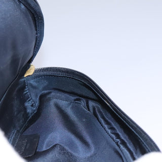 Christian Dior Saddle Zip Pouch Diorissimo Canvas