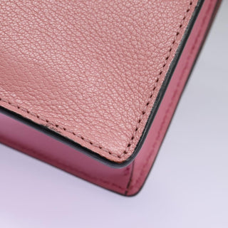 Miu Miu Madras Crystal Buckle Shoulder Bag Leather