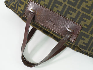 Fendi Vintage Zucca Handbag Zucca