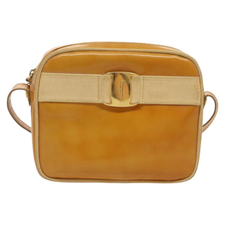 Salvatore Ferragamo Gancini Zip Pouch Leather