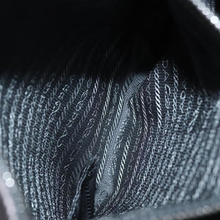 Prada Waves Chain Tote Leather and Tessuto