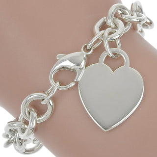 Tiffany & Co. Return To Tiffany Heart Tag Bracelet Sterling Silver