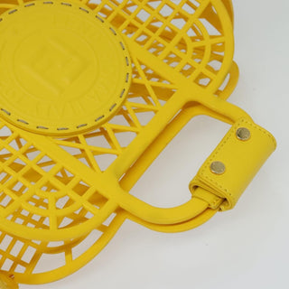 Fendi FF Logo Stamp Basket Tote PVC