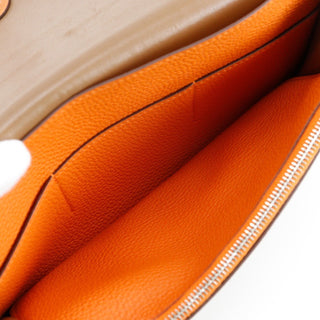 Hermes Dogon Duo Combined Wallet Leather