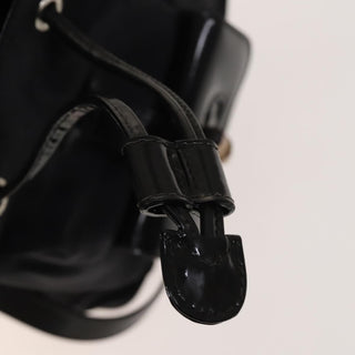 Gucci Vintage Bamboo Backpack Canvas and Leather