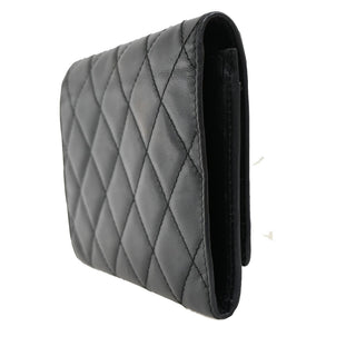Chanel Cambon Bifold Wallet Quilted Lambskin