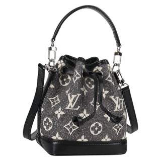 Louis Vuitton Noe NM Handbag Monogram Jacquard Denim