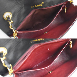 Chanel Vintage Diana Flap Bag Quilted Caviar