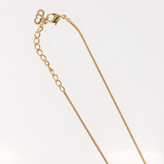 Christian Dior CD Pendant Necklace Metal