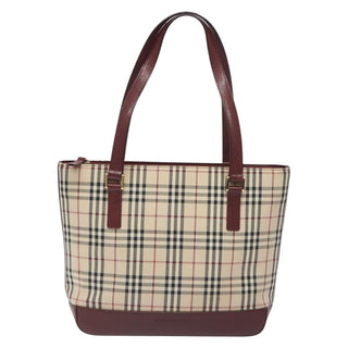 Burberry Nova Check Tote canvas check pattern