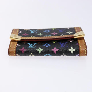 Louis Vuitton Porte-Monnaie Plat Coin Purse Monogram Multicolor