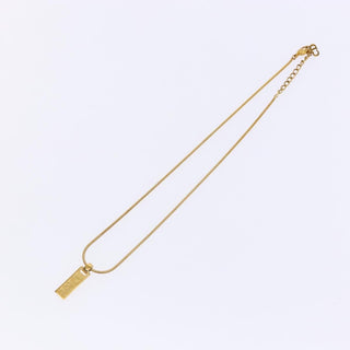 Christian Dior Dior Letters Necklace Metal