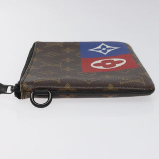 Louis Vuitton Zipped Pouch Limited Edition Logo Story Monogram Canvas