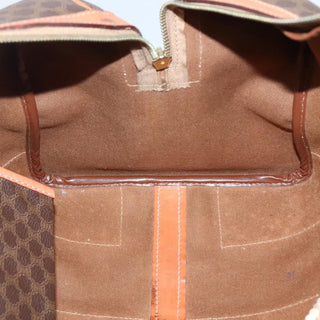 Celine Vintage Duffle Bag Macadam Coated Canvas