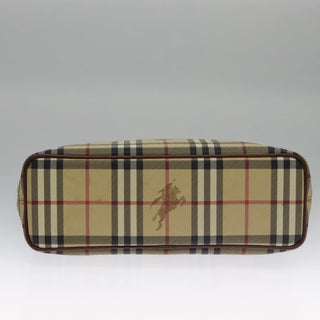 Burberry Top Handle Tote Haymarket Coated Canvas