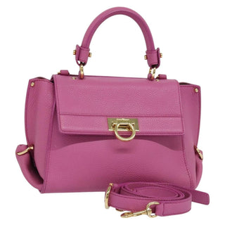 Salvatore Ferragamo Sofia Satchel Leather