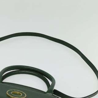 Celine Circle Logo Handbag Leather