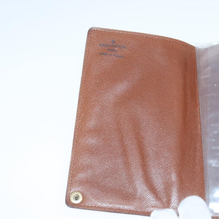 Louis Vuitton Porte Cartes Pression Card Case Monogram Canvas