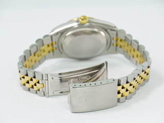 Rolex Datejust Automatic Watch Stainless Steel and Yellow Gold