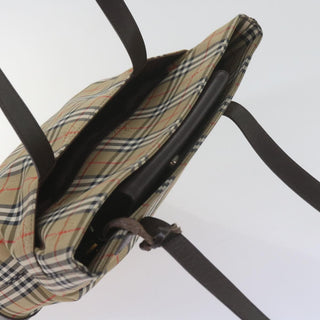 Burberry Nova Check Tote Leather