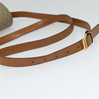 Celine Vintage Macadam Shoulder Bag Canvas and Leather