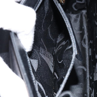 Salvatore Ferragamo Gancini Convertible Top Handle Bag Leather