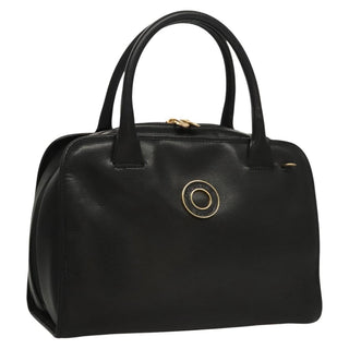 Celine Circle Logo Handbag Leather