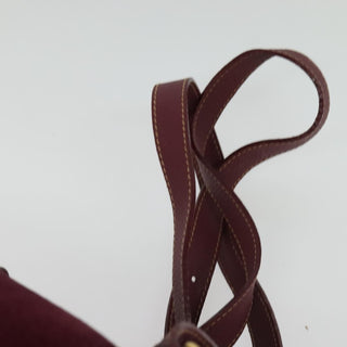 Gucci Vintage Bamboo Backpack Suede