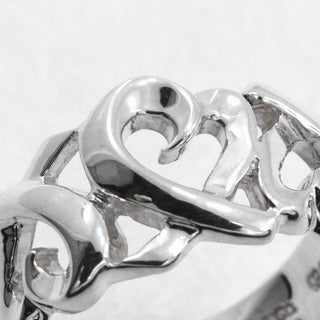 Tiffany & Co. Triple Loving Heart Ring Silver 925
