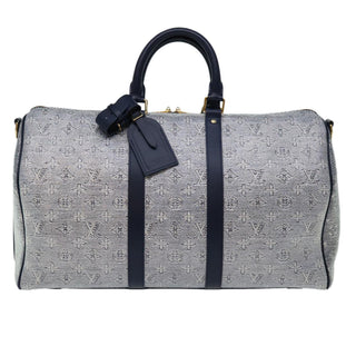 Louis Vuitton Keepall Bandouliere Bag Limited Edition Since 1854 Monogram Jacquard
