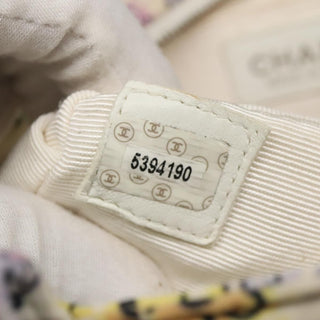 Chanel Vintage Camellia Tote Printed Nylon