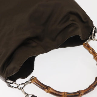 Gucci Sherry bamboo Shoulder Bag Nylon