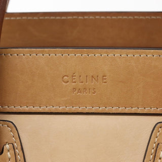 Celine Tricolor Luggage Bag Leather