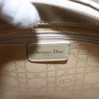 Christian Dior Pearl Lady Dior Bag Patent leather
