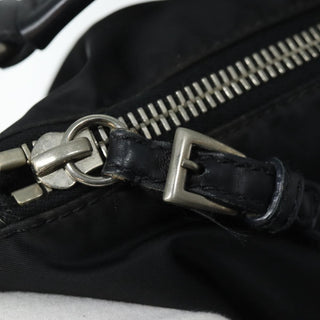 Prada Zip Hobo Tessuto with Leather