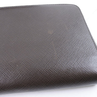 Prada Zip Organizer Wallet Leather